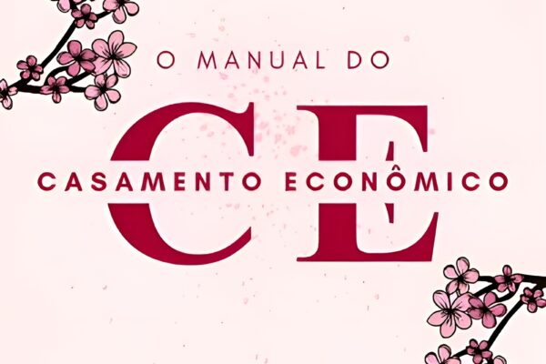 Imagem de divulgação do Manual do Casamento Econômico, da Angela Santos